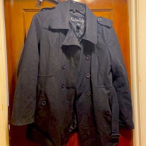 Grayish Black Peacoat